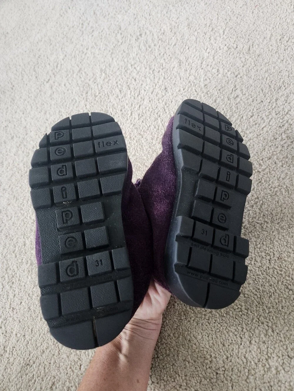Pediped Flex Jackie Purple Sherpa Lined Boots
